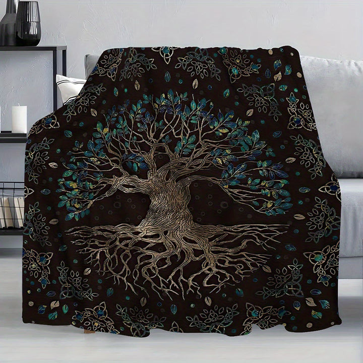 WorldNorse Celtic Knot Yggdrasil Blanket