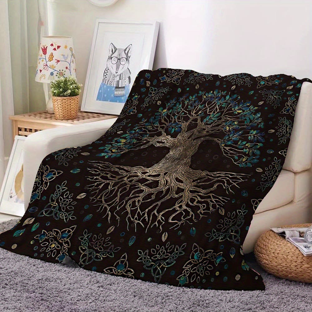 WorldNorse Celtic Knot Yggdrasil Blanket - image 3