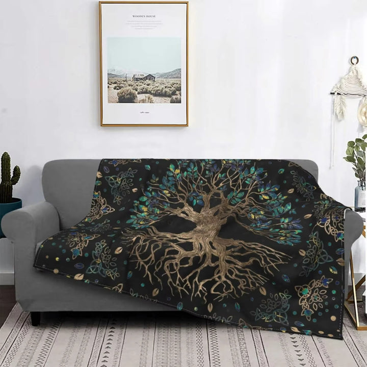 WorldNorse Celtic Knot Yggdrasil Blanket - image 6