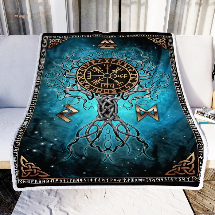 WorldNorse Moon Yggdrasil Blanket - image 1