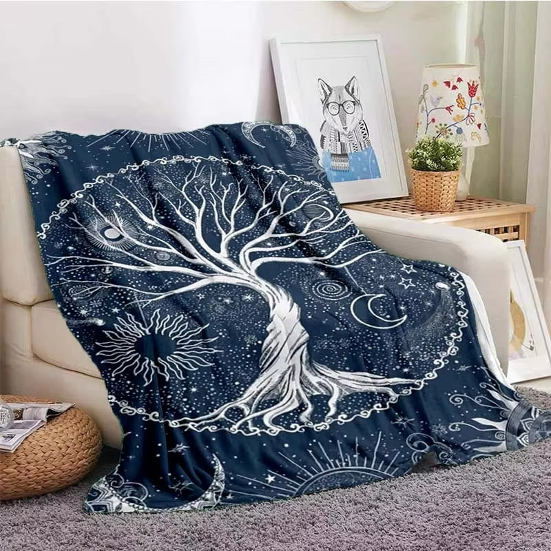 WorldNorse Moon Yggdrasil Blanket