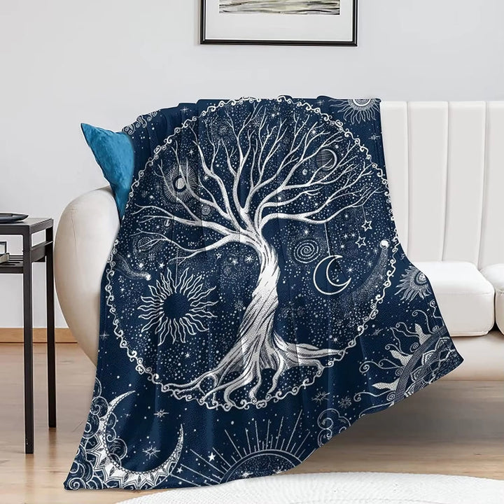 WorldNorse Moon Yggdrasil Blanket