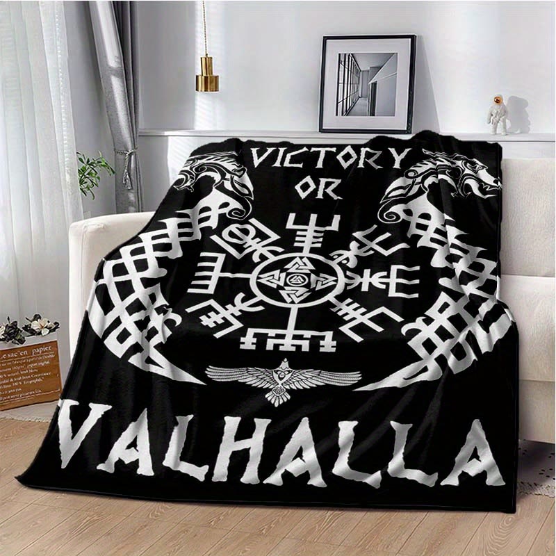 WorldNorse Vegvisir Norse Dragon Blanket