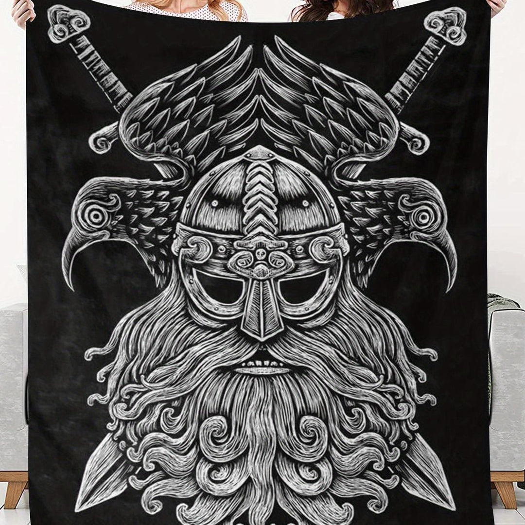 WorldNorse Viking Warrior Blanket