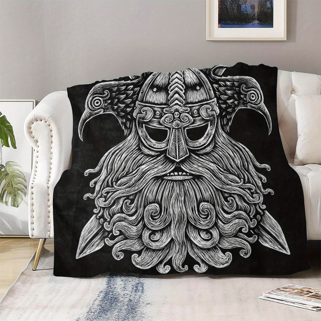 WorldNorse Viking Warrior Blanket - Warrior - 264x228cm - image 0
