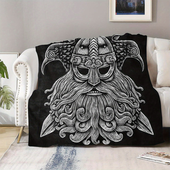 WorldNorse Viking Warrior Blanket - Warrior - 264x228cm - image 0