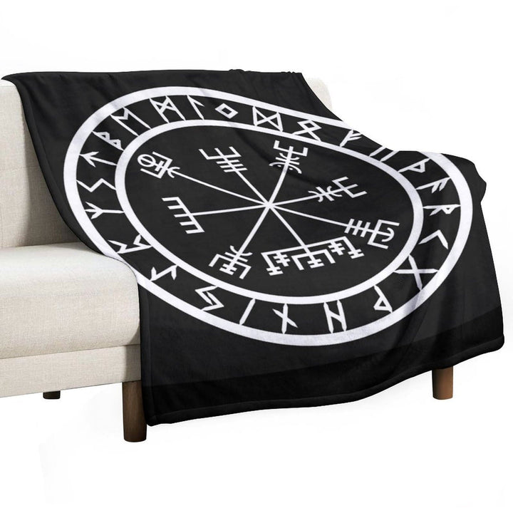 WorldNorse Vegvisir Rune Blanket