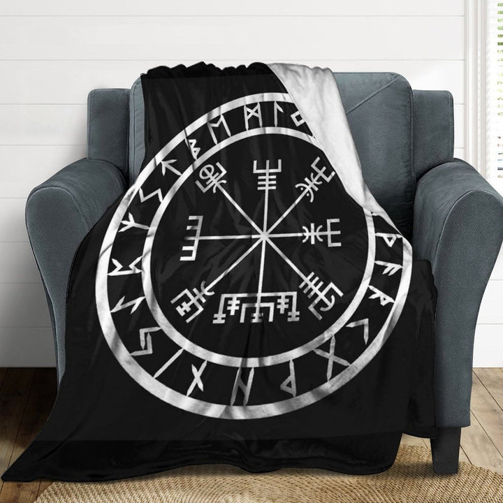 WorldNorse Vegvisir Rune Blanket