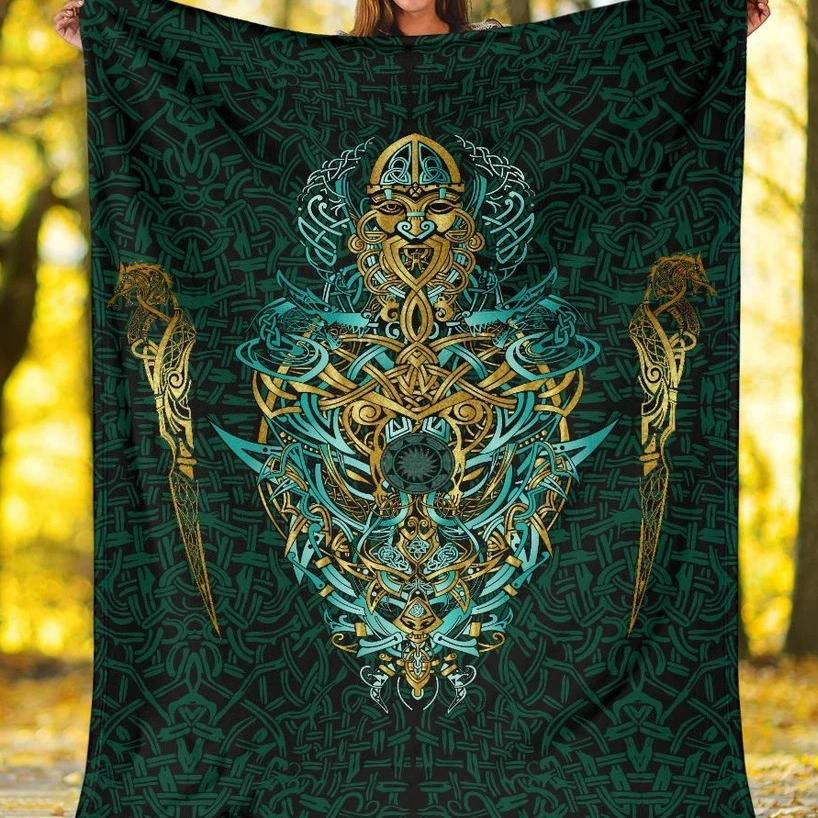 WorldNorse Celtic Knot Warrior Blanket