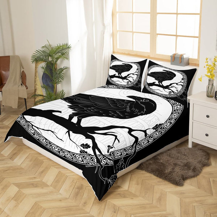 WorldNorse Raven Rune Bedding Set