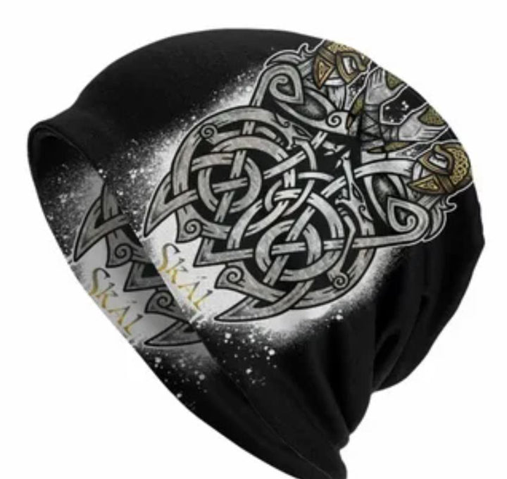 WorldNorse Thor's Hammer Celtic Knot Beanie