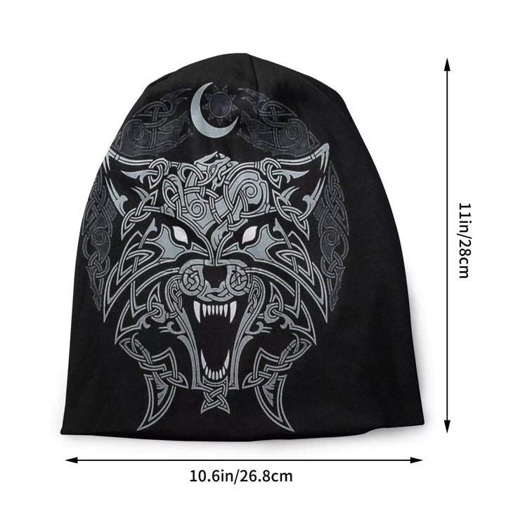 WorldNorse Wolves Celtic Gothic Beanie