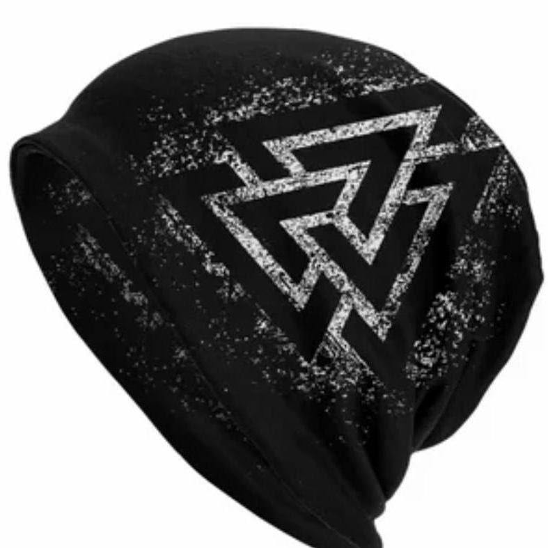 WorldNorse Valknut With Celtic Knot Beanie