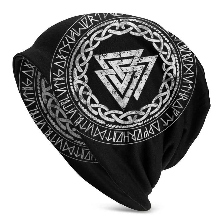 WorldNorse Valknut With Celtic Knot Beanie