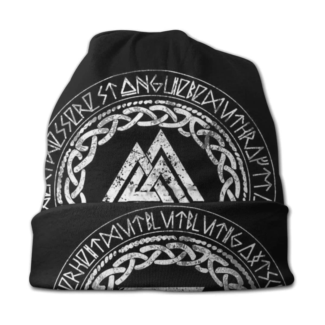 WorldNorse Valknut With Celtic Knot Beanie