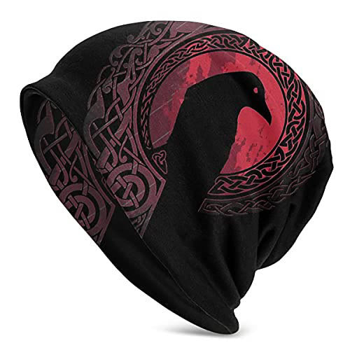 WorldNorse Raven Viking Celtic Knot Beanie