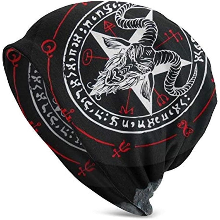 WorldNorse Devil Baphomet Satan Goat Head Beanie