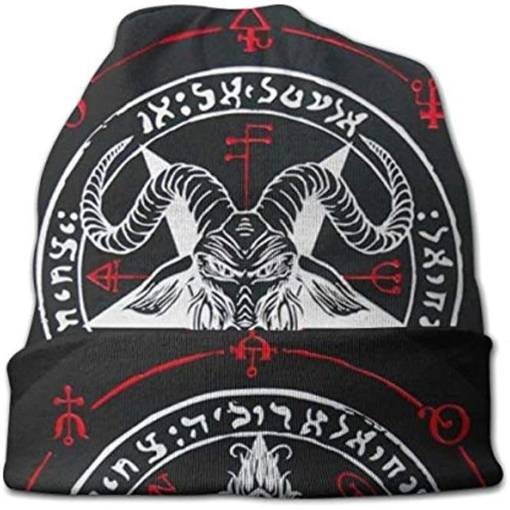 WorldNorse Devil Baphomet Satan Goat Head Beanie