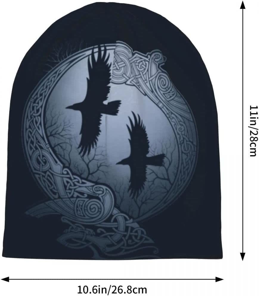 WorldNorse Raven Totem Celtic Knot Beanie