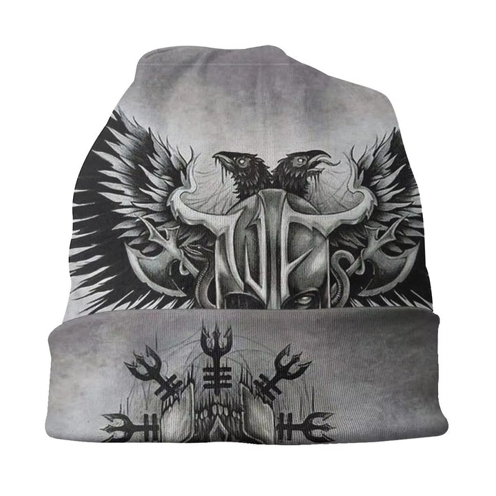 WorldNorse Helmet Eagle Helm Of Awe Beanie