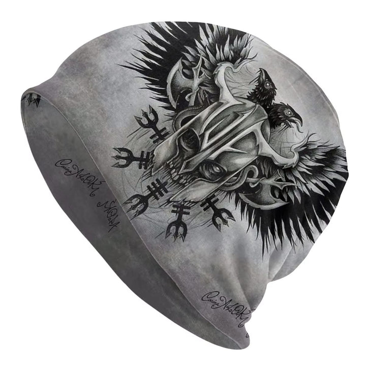 WorldNorse Helmet Eagle Helm Of Awe Beanie