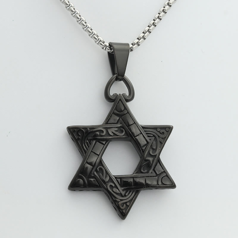 WorldNorse Unique Hexagram Necklace