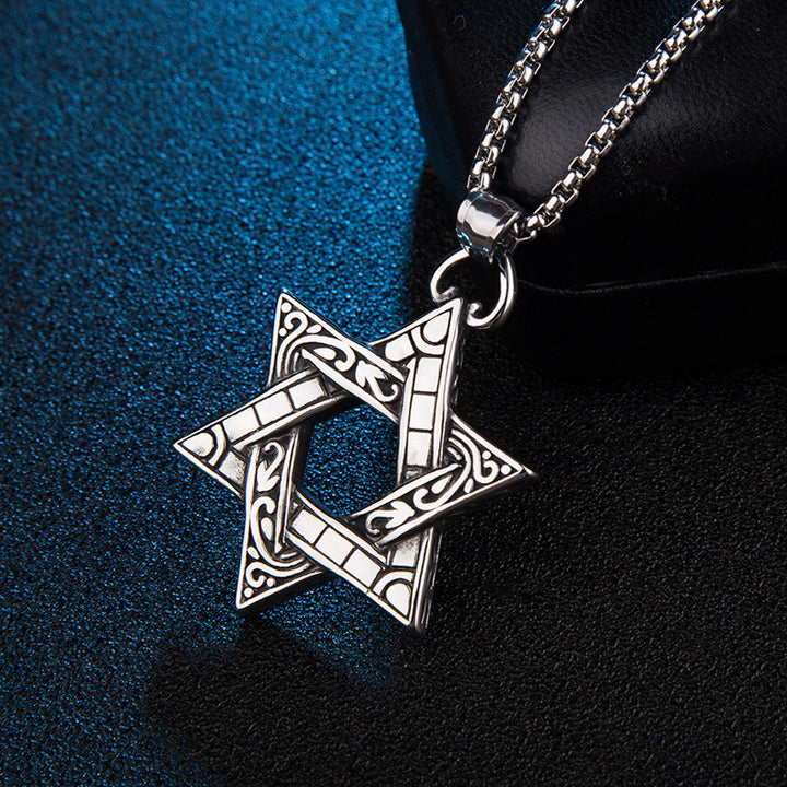 WorldNorse Unique Hexagram Necklace - image 5