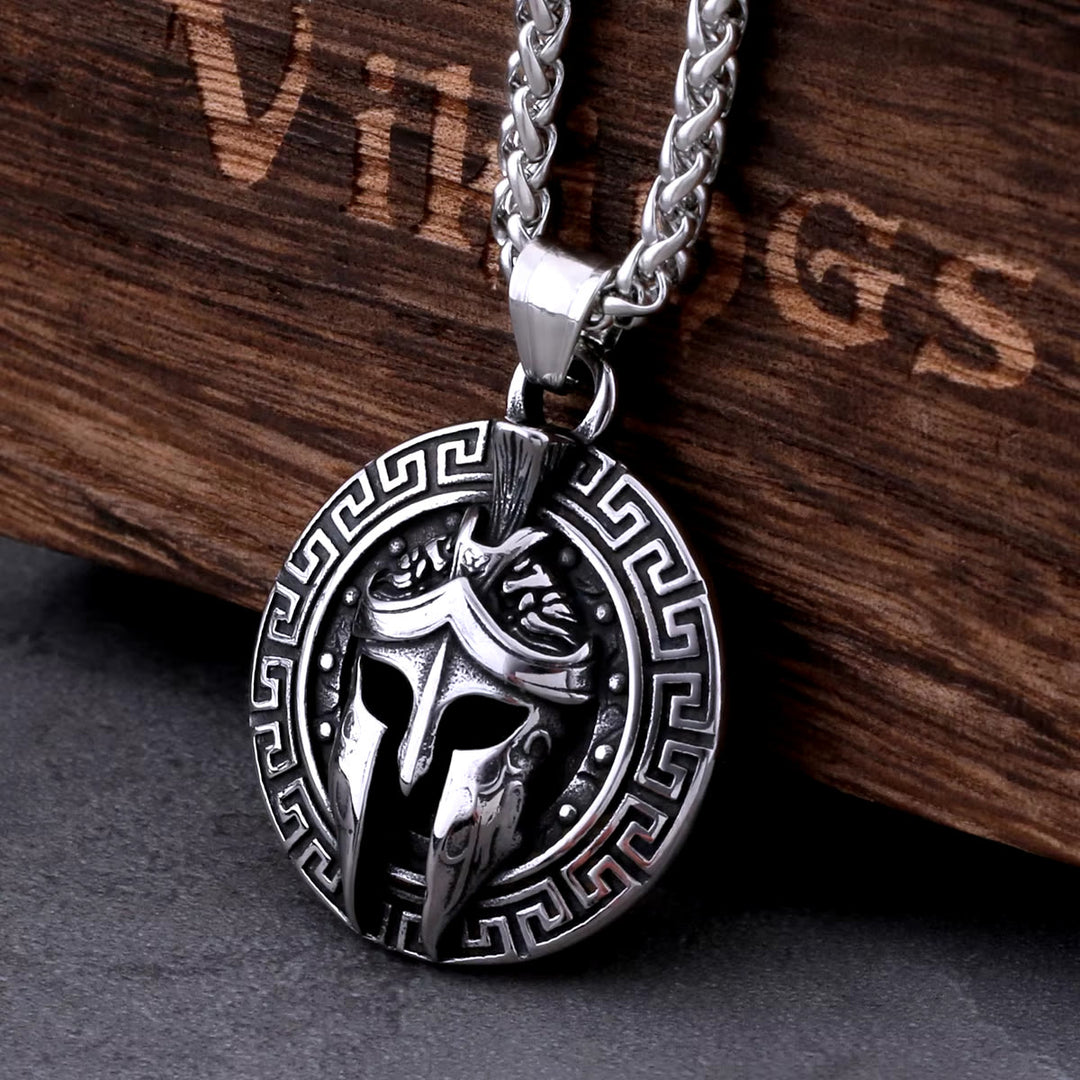 WorldNorse Ancient Warrior Helmet Necklace