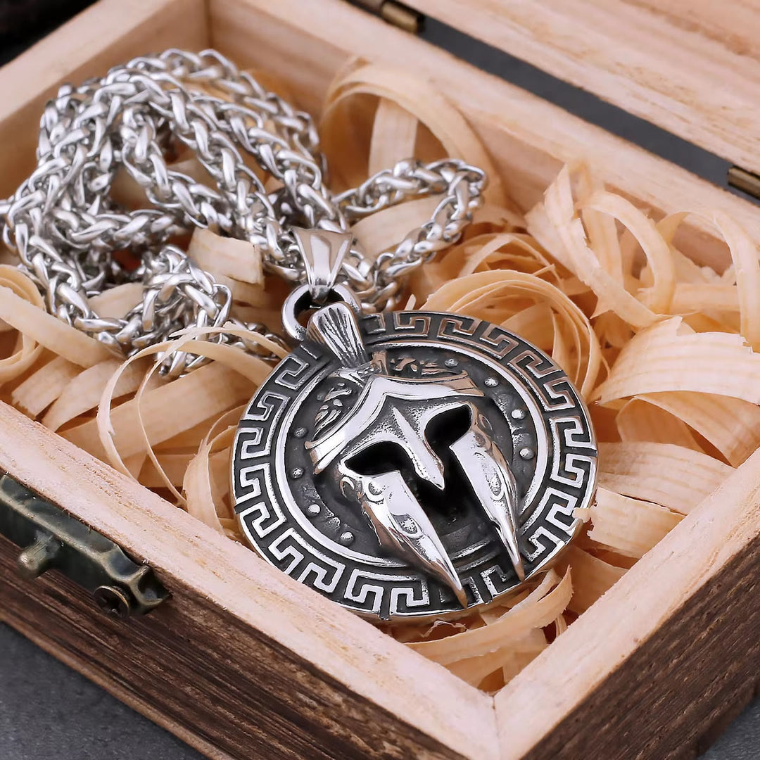 WorldNorse Ancient Warrior Helmet Necklace