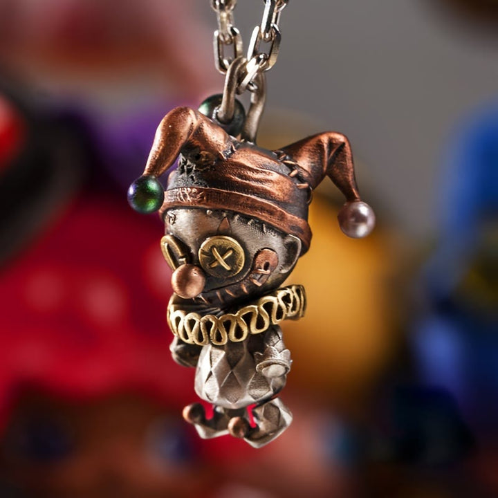 WorldNorse Dark Clown Doll Necklace