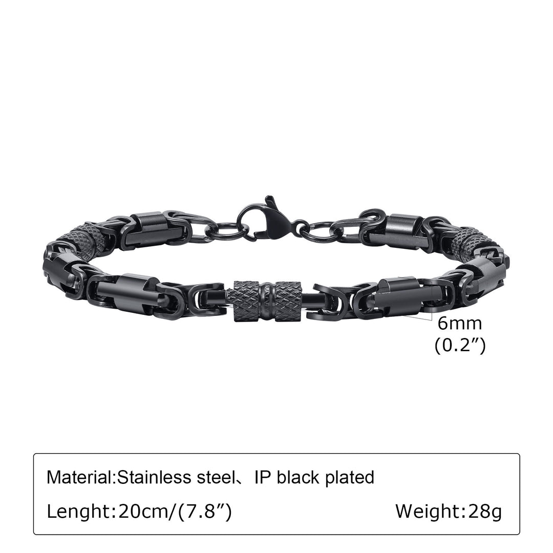 WorldNorse Link Stainless Steel Bracelet