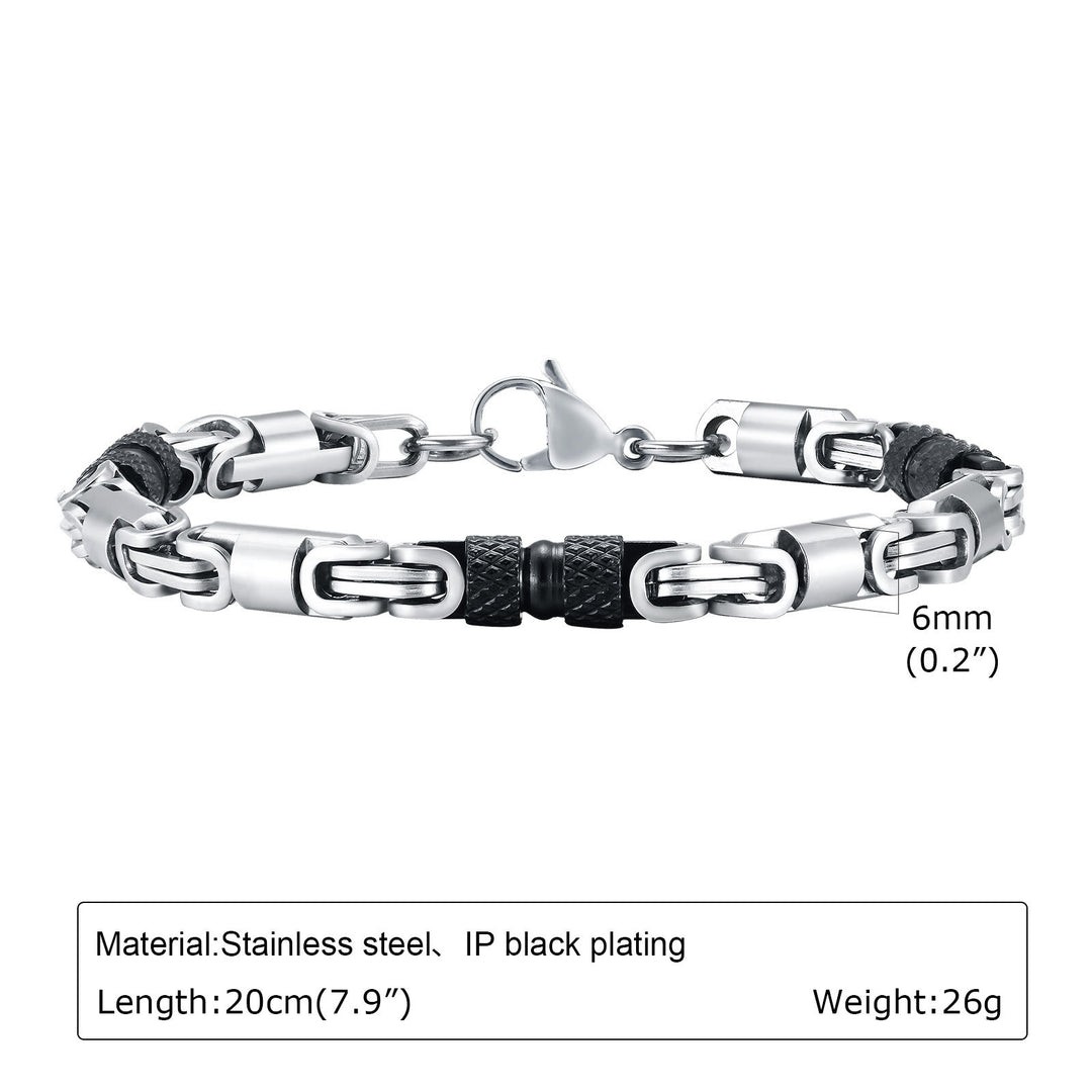 WorldNorse Link Stainless Steel Bracelet