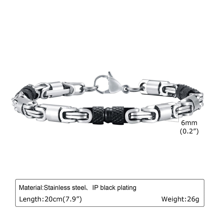 WorldNorse Link Stainless Steel Bracelet