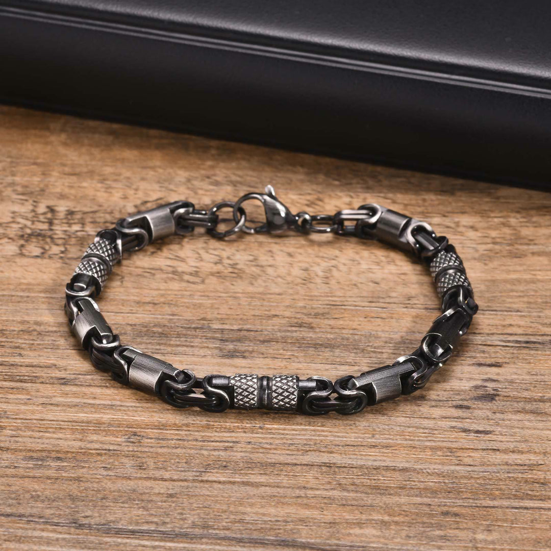 WorldNorse Link Stainless Steel Bracelet