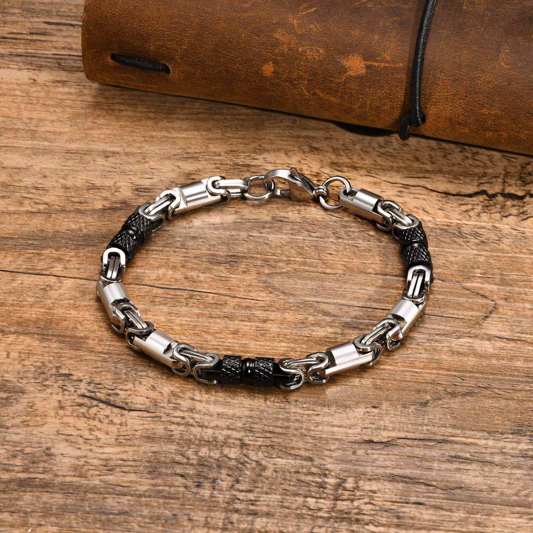 WorldNorse Link Stainless Steel Bracelet