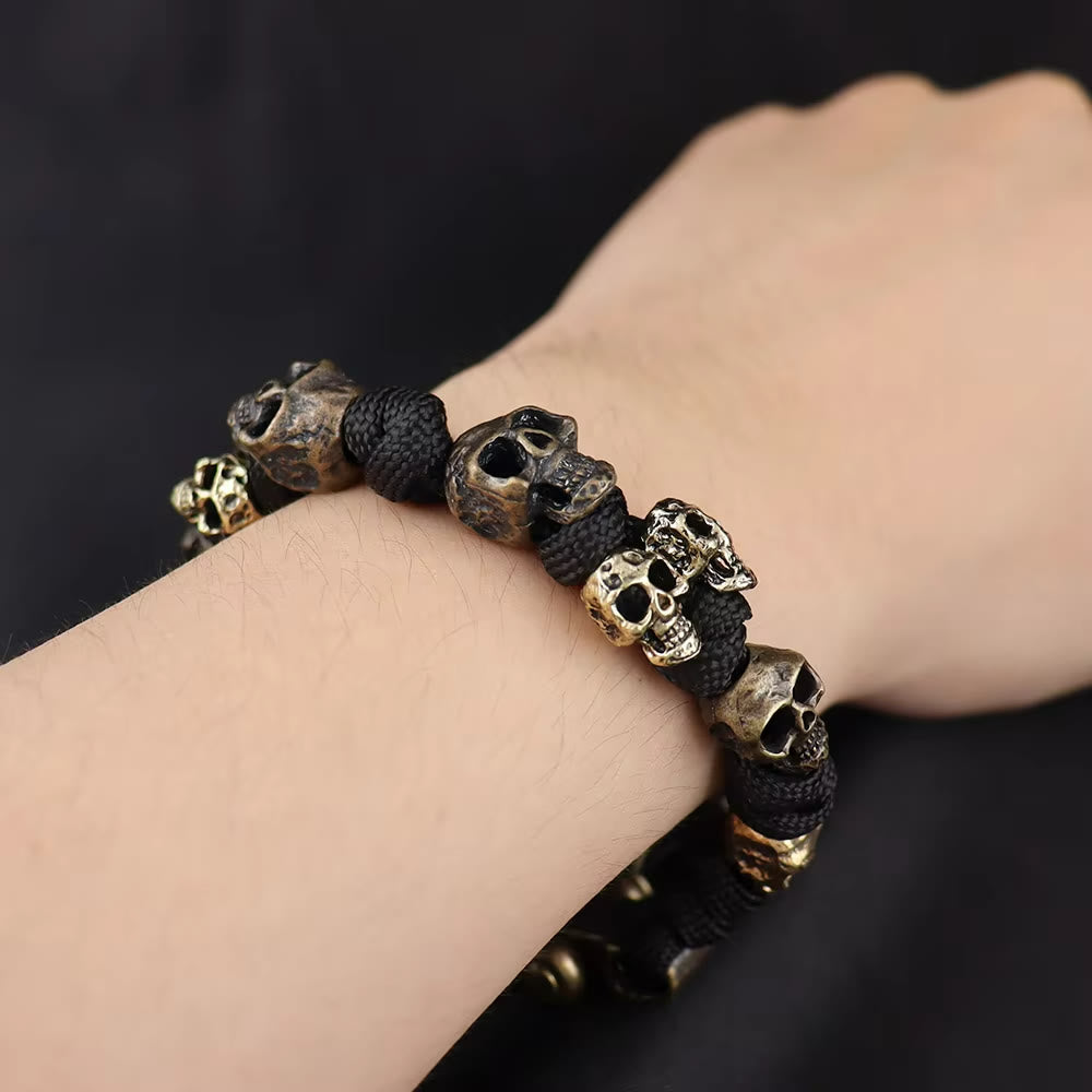 WorldNorse Skull Paracord Bracelet