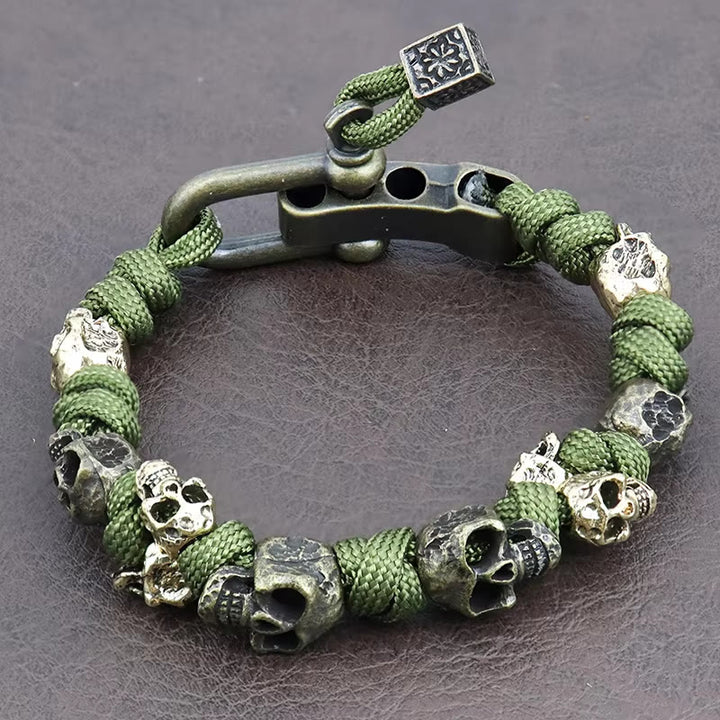 WorldNorse Skull Paracord Bracelet