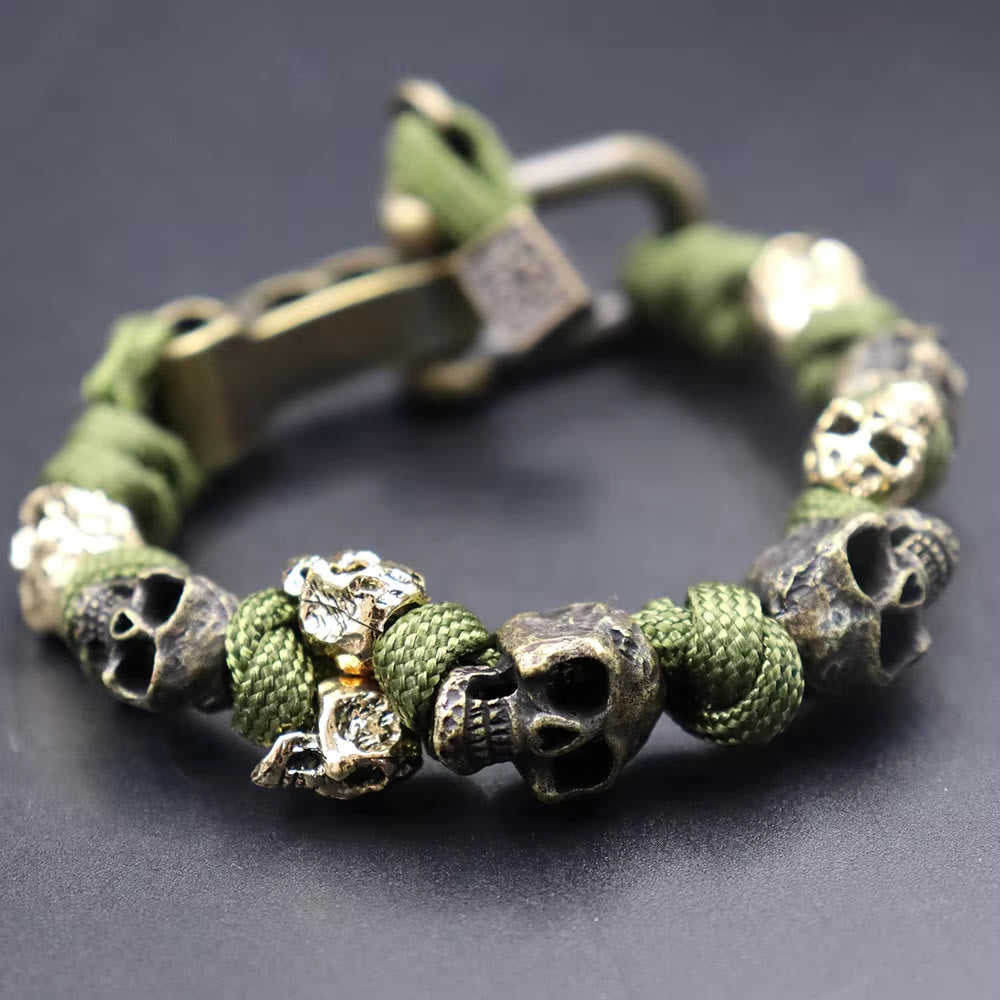 WorldNorse Skull Paracord Bracelet