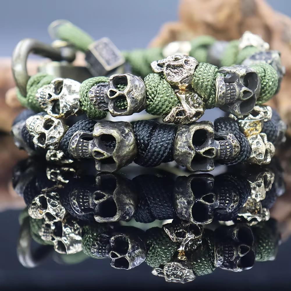 WorldNorse Skull Paracord Bracelet