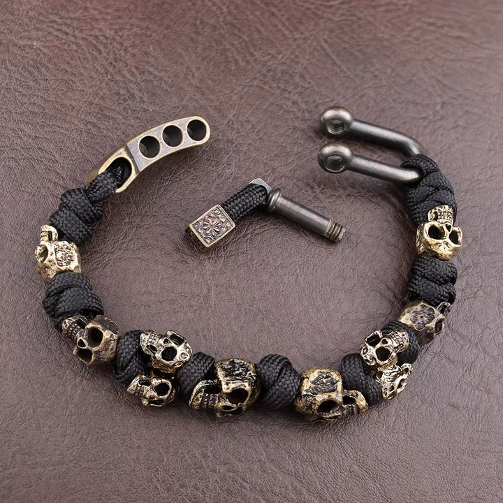 WorldNorse Skull Paracord Bracelet