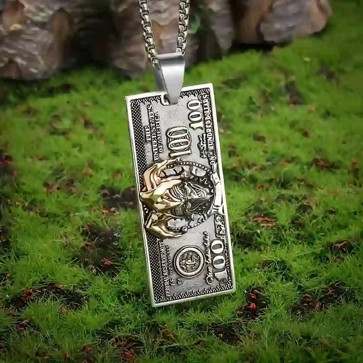 WorldNorse Clown Dollar Necklace