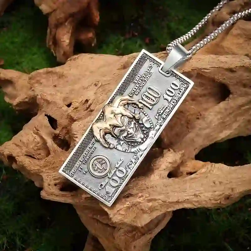 WorldNorse Clown Dollar Necklace