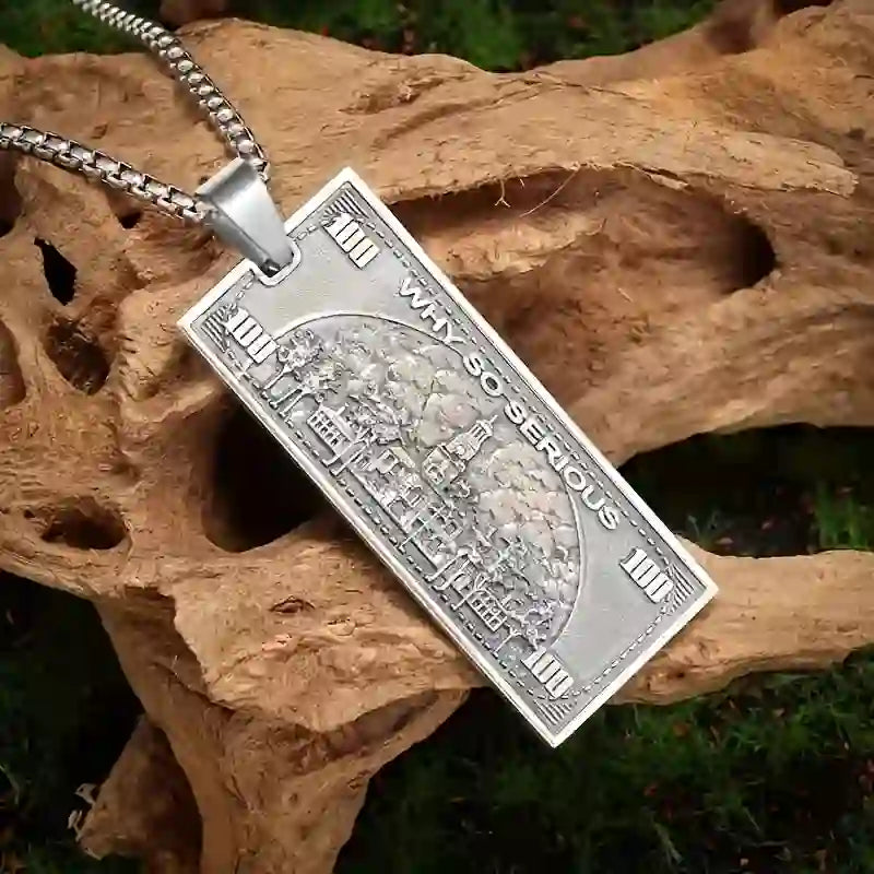 WorldNorse Clown Dollar Necklace