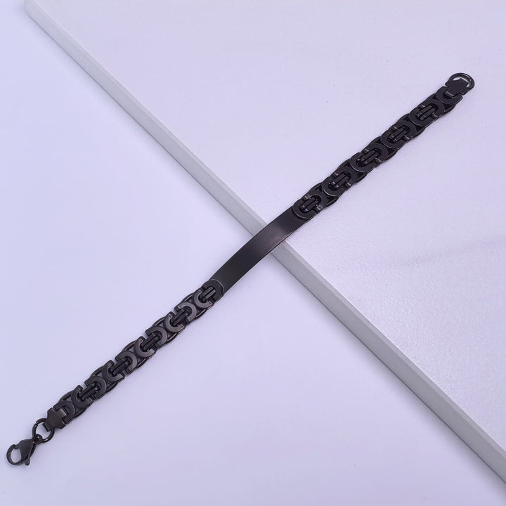 WorldNorse Chain Stainless Steel Bracelet - Black - 11mm - image 15