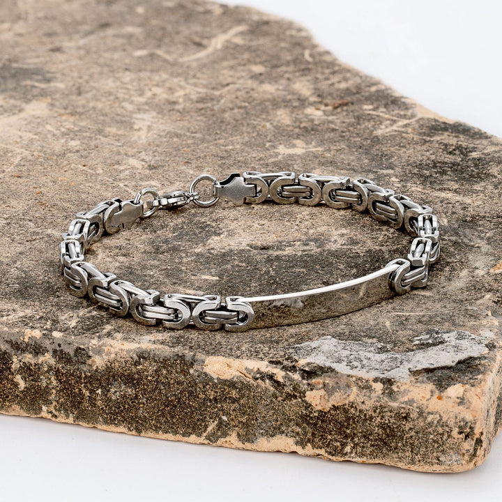 WorldNorse Chain Stainless Steel Bracelet - Silver - 6mm - image 0
