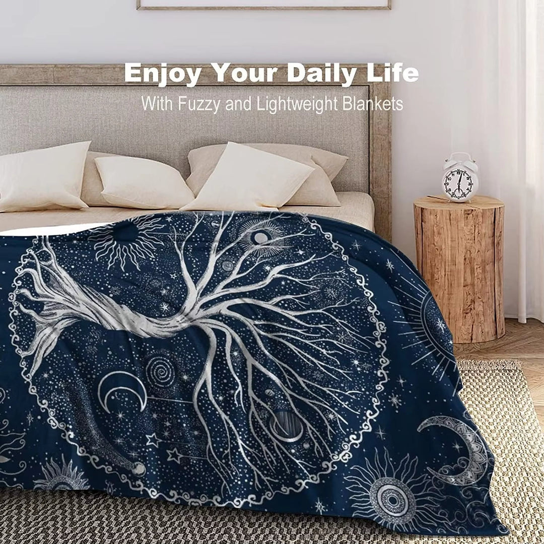 WorldNorse Moon Yggdrasil Blanket