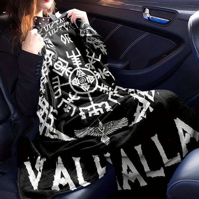 WorldNorse Vegvisir Norse Dragon Blanket