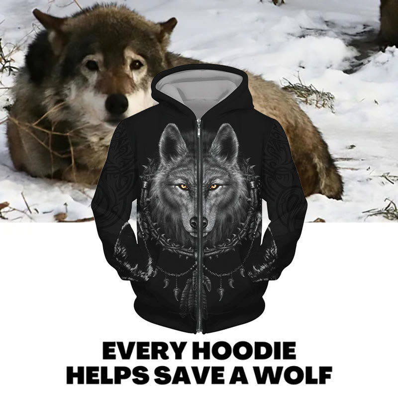 WorldNorse Dark Wolves Hoodie