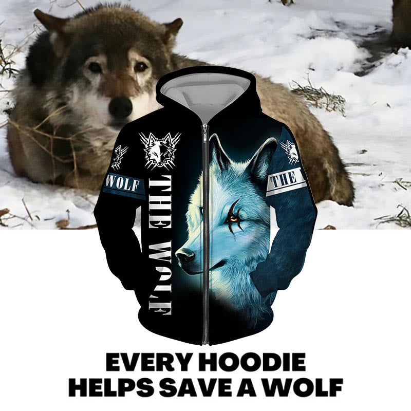 WorldNorse Wolf Gaze Hoodie