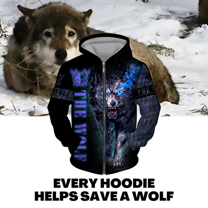 WorldNorse Phantom Wolf Hoodie